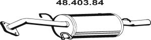 EBERSPÄCHER 48.403.84 Глушитель выхлопных газов конечный для DAEWOO KALOS (Дэу Калос) EBERSPÄCHER 48.403.84 Глушитель выхлопных газов конечный для DAEWOO KALOS (Дэу Калос)