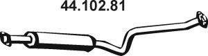 EBERSPÄCHER 44.102.81 Средний глушитель выхлопных газов 