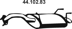 EBERSPÄCHER 44.102.83 Глушитель выхлопных газов конечный 