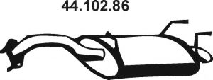 EBERSPÄCHER 44.102.86 Глушитель выхлопных газов конечный 