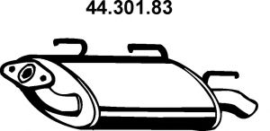 EBERSPÄCHER 44.301.83 Глушитель выхлопных газов конечный 