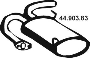 EBERSPÄCHER 44.903.83 Глушитель выхлопных газов конечный 