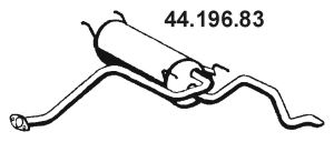 EBERSPÄCHER 44.196.83 Глушитель выхлопных газов конечный 