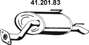 EBERSPÄCHER 41.201.83 Глушитель выхлопных газов конечный 