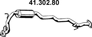EBERSPÄCHER 41.302.80 Средний глушитель выхлопных газов 