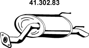 EBERSPÄCHER 41.302.83 Глушитель выхлопных газов конечный 