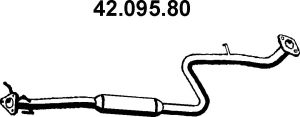 EBERSPÄCHER 42.095.80 Средний глушитель выхлопных газов для HYUNDAI EXCEL (Хендай Эxcэл) EBERSPÄCHER 42.095.80 Средний глушитель выхлопных газов для HYUNDAI EXCEL (Хендай Эxcэл)