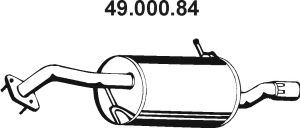 EBERSPÄCHER 49.000.84 Глушитель выхлопных газов конечный для MAZDA 323 F VI (Мазда 323 ф6) EBERSPÄCHER 49.000.84 Глушитель выхлопных газов конечный для MAZDA 323 F VI (Мазда 323 ф6)