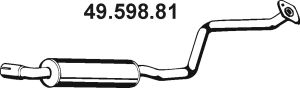 EBERSPÄCHER 49.598.81 Средний глушитель выхлопных газов для MAZDA 323 F VI (Мазда 323 ф6) EBERSPÄCHER 49.598.81 Средний глушитель выхлопных газов для MAZDA 323 F VI (Мазда 323 ф6)