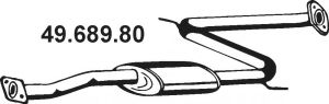 EBERSPÄCHER 49.689.80 Средний глушитель выхлопных газов для MAZDA (Мазда) EBERSPÄCHER 49.689.80 Средний глушитель выхлопных газов для MAZDA (Мазда)