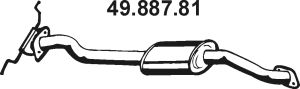 EBERSPÄCHER 49.887.81 Средний глушитель выхлопных газов для MAZDA 626 III (Мазда 626 3) EBERSPÄCHER 49.887.81 Средний глушитель выхлопных газов для MAZDA 626 III (Мазда 626 3)