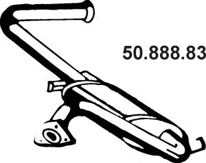 EBERSPÄCHER 50.888.83 Глушитель выхлопных газов конечный для MITSUBISHI LANCER IV (Митсубиши/митсубиси Ланcэр иv) EBERSPÄCHER 50.888.83 Глушитель выхлопных газов конечный для MITSUBISHI LANCER IV (Митсубиши/митсубиси Ланcэр иv)