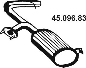 EBERSPÄCHER 45.096.83 Глушитель выхлопных газов конечный 