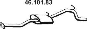 EBERSPÄCHER 46.101.83 Глушитель выхлопных газов конечный для SUZUKI ALTO (Сузуки Алто) EBERSPÄCHER 46.101.83 Глушитель выхлопных газов конечный для SUZUKI ALTO (Сузуки Алто)