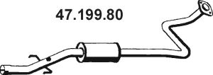 EBERSPÄCHER 47.199.80 Средний глушитель выхлопных газов для TOYOTA ECHO (Тойота/тоета Эчо) EBERSPÄCHER 47.199.80 Средний глушитель выхлопных газов для TOYOTA ECHO (Тойота/тоета Эчо)