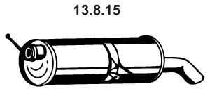 EBERSPÄCHER 13.8.15 Глушитель выхлопных газов конечный для CITROËN C4 (CитроËн С4) EBERSPÄCHER 13.8.15 Глушитель выхлопных газов конечный для CITROËN C4 (CитроËн С4)