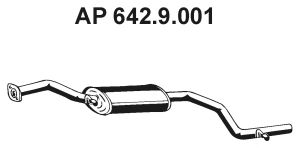 EBERSPÄCHER 642.9.001 Предглушитель выхлопных газов для FORD MONDEO (Форд Мондэо) EBERSPÄCHER 642.9.001 Предглушитель выхлопных газов для FORD MONDEO (Форд Мондэо)