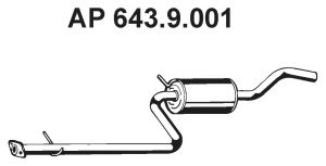EBERSPÄCHER 643.9.001 Средний глушитель выхлопных газов для MAZDA (Мазда) EBERSPÄCHER 643.9.001 Средний глушитель выхлопных газов для MAZDA (Мазда)