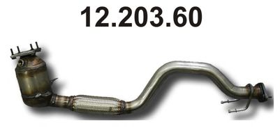 EBERSPÄCHER 12.203.60 Предварительный катализатор Euro 4 (D4) для SKODA LAURA (Шкода Лаура)