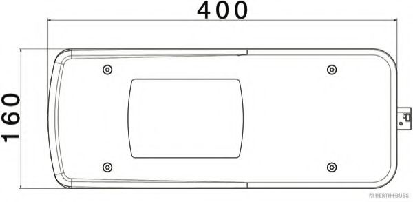 HERTH+BUSS ELPARTS 83840727 Задний фонарь; Задний фонарь для DAF (Даф) HERTH+BUSS ELPARTS 83840727 Задний фонарь; Задний фонарь для DAF (Даф)