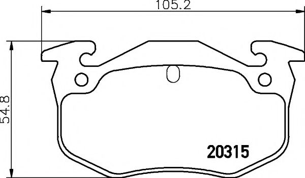 MINTEX MDB1668 Тормозные колодки для RENAULT SAFRANE (Рено Сафранэ) MINTEX MDB1668 Тормозные колодки для RENAULT SAFRANE (Рено Сафранэ)