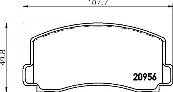 MINTEX MDB1216 Тормозные колодки для MITSUBISHI TREDIA (Митсубиши/митсубиси Трэдиа) MINTEX MDB1216 Тормозные колодки для MITSUBISHI TREDIA (Митсубиши/митсубиси Трэдиа)