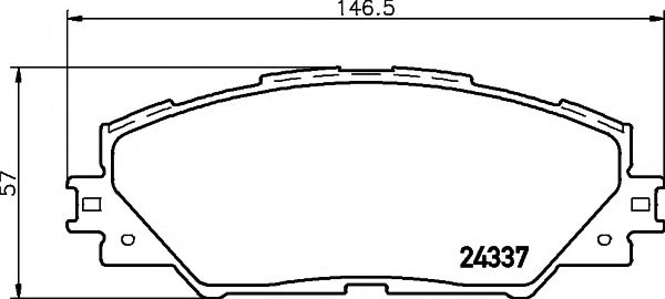 MINTEX MDB2786 Тормозные колодки для TOYOTA (FAW) RAV4 (Тойота/тоета (фав) Раv4) MINTEX MDB2786 Тормозные колодки для TOYOTA (FAW) RAV4 (Тойота/тоета (фав) Раv4)
