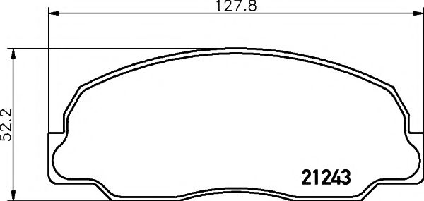 MINTEX MDB1328 Тормозные колодки для DAIHATSU FEROZA HARD TOP (Дайхатсу Фэроза хард топ) MINTEX MDB1328 Тормозные колодки для DAIHATSU FEROZA HARD TOP (Дайхатсу Фэроза хард топ)