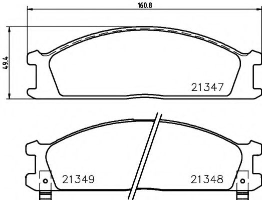 MINTEX MDB1482 Тормозные колодки для NISSAN PICKUP III (Ниссан Пиcкуп 3) MINTEX MDB1482 Тормозные колодки для NISSAN PICKUP III (Ниссан Пиcкуп 3)