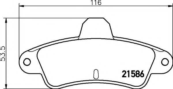 MINTEX MDB1885 Тормозные колодки для FORD MONDEO (Форд Мондэо) MINTEX MDB1885 Тормозные колодки для FORD MONDEO (Форд Мондэо)