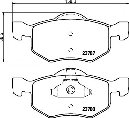 MINTEX MDB2083 Тормозные колодки для FORD USA ESCAPE (Форд сша Эскейп) MINTEX MDB2083 Тормозные колодки для FORD USA ESCAPE (Форд сша Эскейп)