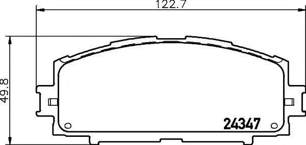 MINTEX MDB2776 Тормозные колодки для DAIHATSU CHARADE (Дайхатсу Чарадэ) MINTEX MDB2776 Тормозные колодки для DAIHATSU CHARADE (Дайхатсу Чарадэ)