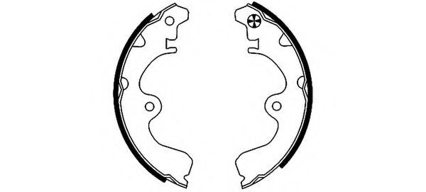 MINTEX MFR508 Тормозные колодоки для TOYOTA PASEO (Тойота/тоета Пасэо) MINTEX MFR508 Тормозные колодоки для TOYOTA PASEO (Тойота/тоета Пасэо)