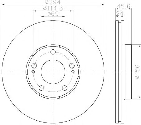 MINTEX MDC1385 Тормозной диск для CITROËN C-CROSSER ENTERPRISE (CитроËн C-cроссэр энтэрприсэ) MINTEX MDC1385 Тормозной диск для CITROËN C-CROSSER ENTERPRISE (CитроËн C-cроссэр энтэрприсэ)