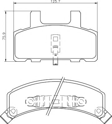 MINTEX MDB1787 Тормозные колодки для CHEVROLET TAHOE (Шевроле Тахоэ) MINTEX MDB1787 Тормозные колодки для CHEVROLET TAHOE (Шевроле Тахоэ)