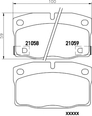 MINTEX MDB1512 Тормозные колодки для OPEL OMEGA A (Опель Омэга а) MINTEX MDB1512 Тормозные колодки для OPEL OMEGA A (Опель Омэга а)
