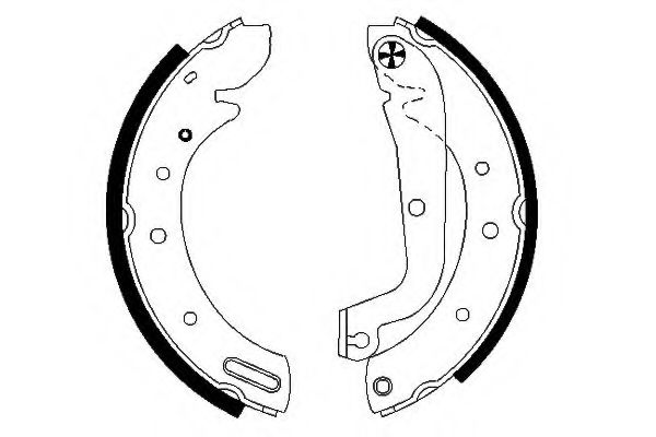 MINTEX MFR472 Тормозные колодоки для NISSAN MISTRAL (Ниссан Мистрал) MINTEX MFR472 Тормозные колодоки для NISSAN MISTRAL (Ниссан Мистрал)