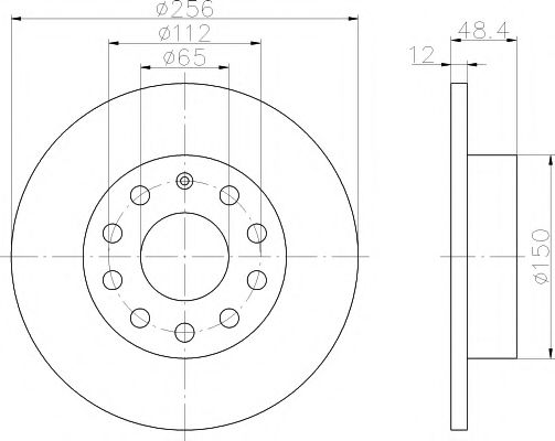 MINTEX MDC1679 Тормозной диск для SKODA OCTAVIA (Шкода Октавия) MINTEX MDC1679 Тормозной диск для SKODA OCTAVIA (Шкода Октавия)