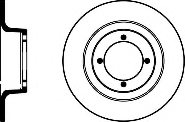 MINTEX MDC329 Тормозной диск 