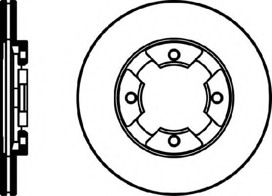 MINTEX MDC348 Тормозной диск 