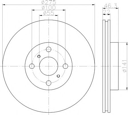 MINTEX MDC2061 Тормозной диск для DAIHATSU CHARADE (Дайхатсу Чарадэ) MINTEX MDC2061 Тормозной диск для DAIHATSU CHARADE (Дайхатсу Чарадэ)