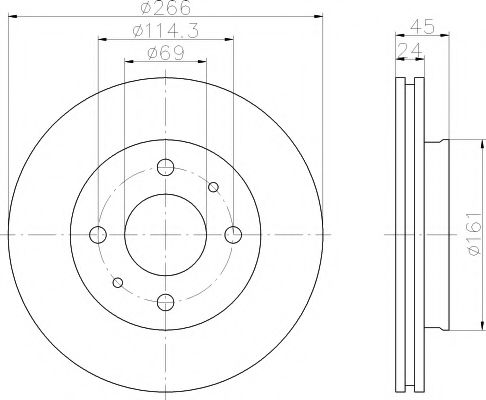 MINTEX MDC673 Тормозной диск для MITSUBISHI ETERNA IV (Митсубиши/митсубиси Этэрна иv) MINTEX MDC673 Тормозной диск для MITSUBISHI ETERNA IV (Митсубиши/митсубиси Этэрна иv)
