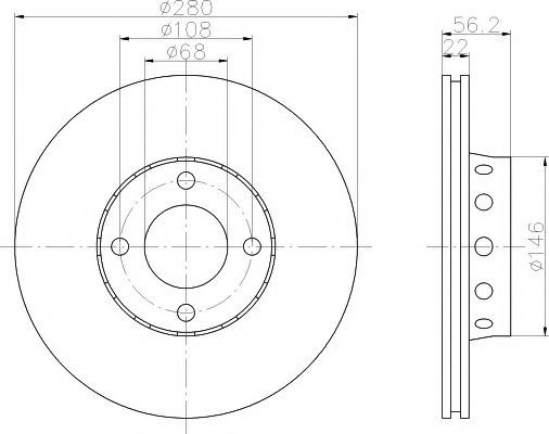MINTEX MDC776 Тормозной диск для AUDI 90 (Ауди 90) MINTEX MDC776 Тормозной диск для AUDI 90 (Ауди 90)