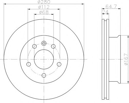 MINTEX MDC913 Тормозной диск для VOLKSWAGEN PANEL (Фольксваген Панэл) MINTEX MDC913 Тормозной диск для VOLKSWAGEN PANEL (Фольксваген Панэл)