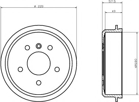 MINTEX MBD062 Тормозной барабан для MERCEDES-BENZ A-CLASS (Мэрcэдэс-бэнз А класс) MINTEX MBD062 Тормозной барабан для MERCEDES-BENZ A-CLASS (Мэрcэдэс-бэнз А класс)