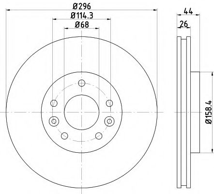 MINTEX MDC2695 Тормозной диск для NISSAN QASHQAI 2 (Ниссан Кашкай 2) MINTEX MDC2695 Тормозной диск для NISSAN QASHQAI 2 (Ниссан Кашкай 2)
