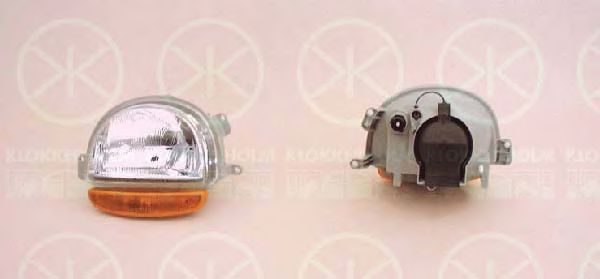 KLOKKERHOLM 60050172A1 Основная фара для RENAULT TWINGO I (Рено Твинго 1) KLOKKERHOLM 60050172A1 Основная фара для RENAULT TWINGO I (Рено Твинго 1)