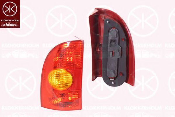 KLOKKERHOLM 60370701 Задний фонарь 