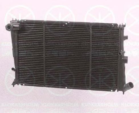 KLOKKERHOLM 0523302066 Радиатор, охлаждение двигателя 