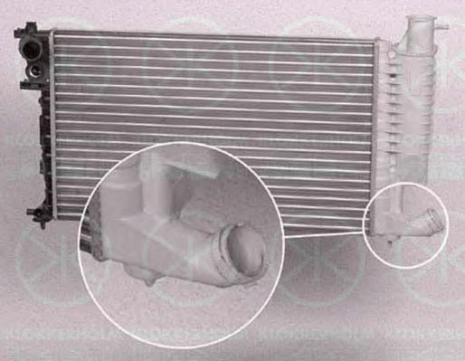 KLOKKERHOLM 0535302155 Радиатор, охлаждение двигателя 